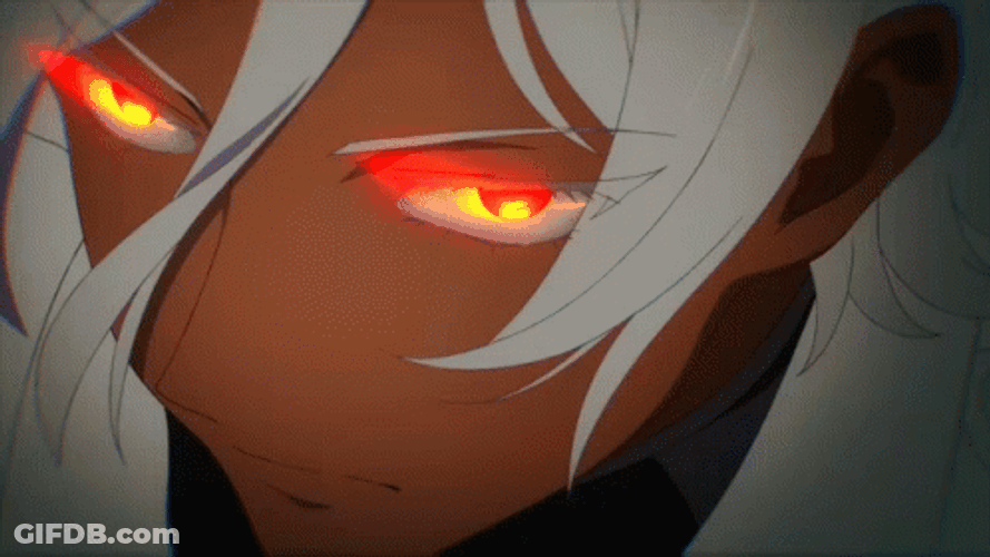 4K Anime Vanitas Fiery Eyes GIF