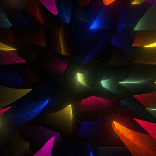 4K Disco Colors Loop GIF