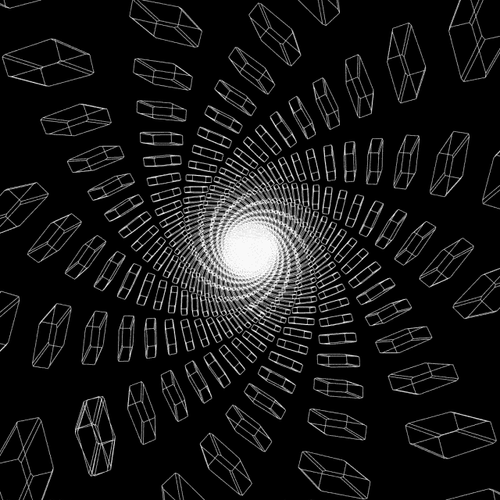4K Geometric Loop GIF