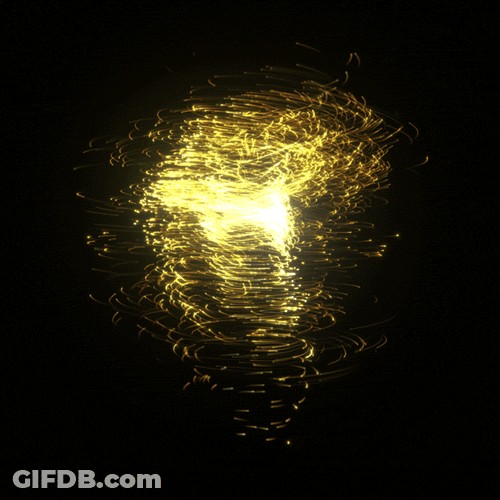 4K Gold Dust GIF