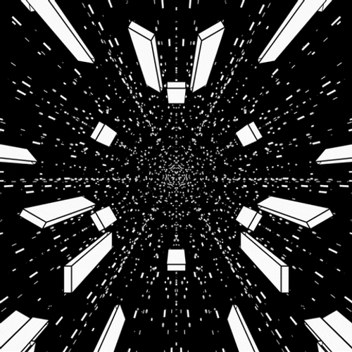4K Low Poly Geometry Loop GIF