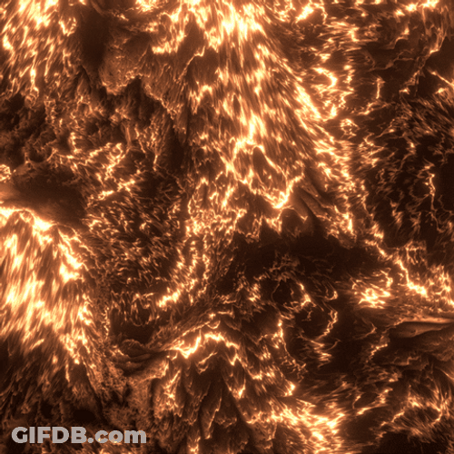 4K Magma Wave GIF
