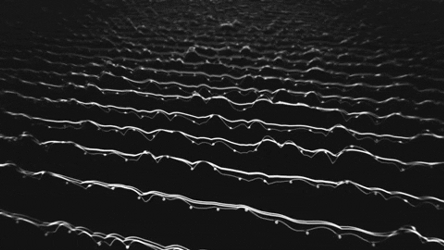 4K Relaxing Waves GIF