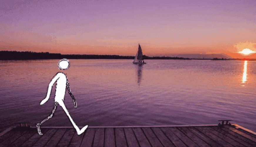 4K Stick Man Animation GIF