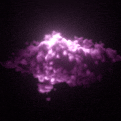 4K Violet Cloud GIF