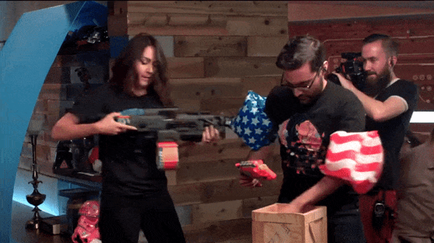 4Th Of July Funny Comedy Games Gun Pointing GIF