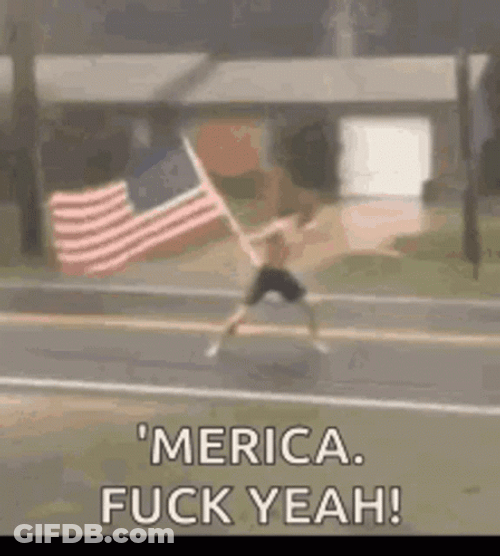 4Th Of July Funny Merica Hell Yeah GIF