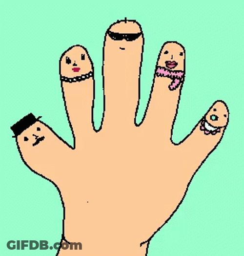 5 Finger Family GIF