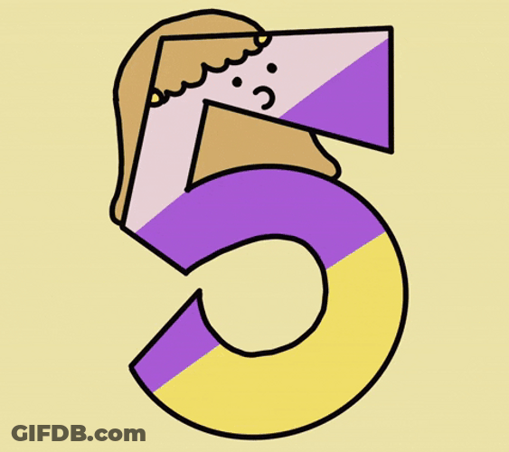 5 Numbers And Toys GIF