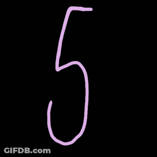 5 Second Neon GIF