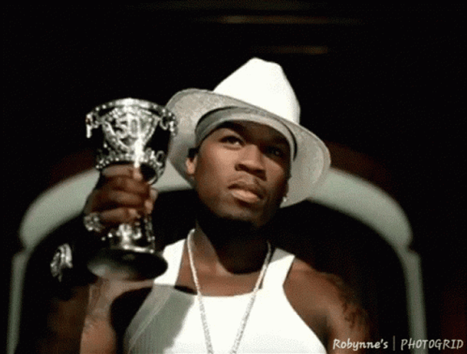 50 Cent Cheers Cup GIF