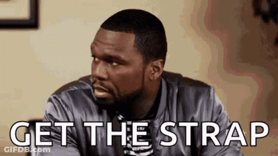 50 Cent Get The Strap Scratch Head GIF