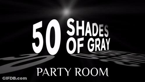 50 Shades Of Gray Party Room Black Background GIF