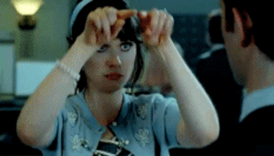 500 Days Of Summer Hand Heart GIF