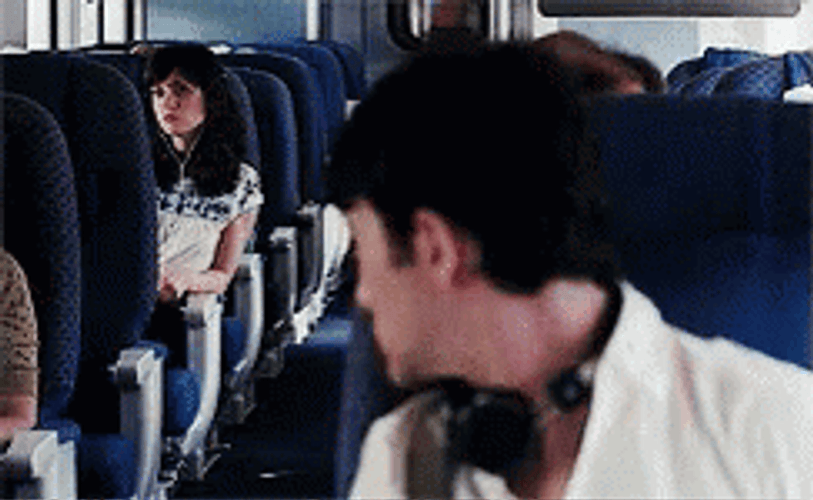 500 Days Of Summer Tom Glancing GIF