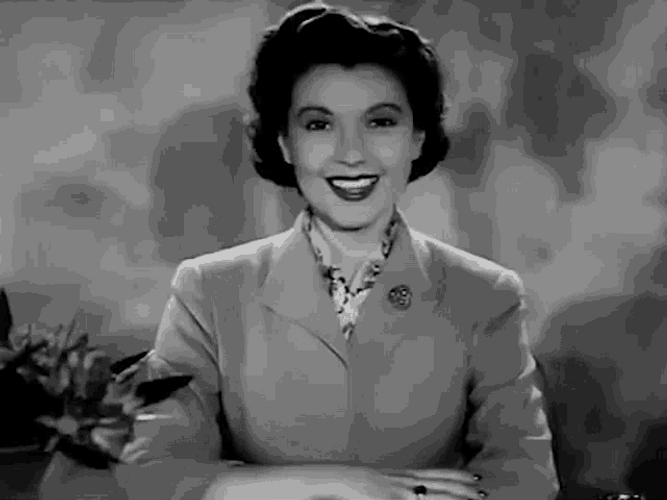 50S Actress Sylvia Peters GIF