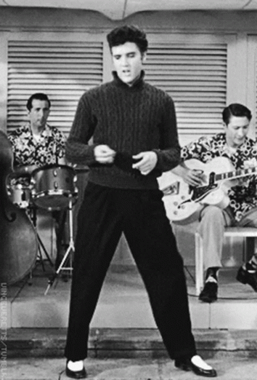 50S Elvis Presley Dancing GIF