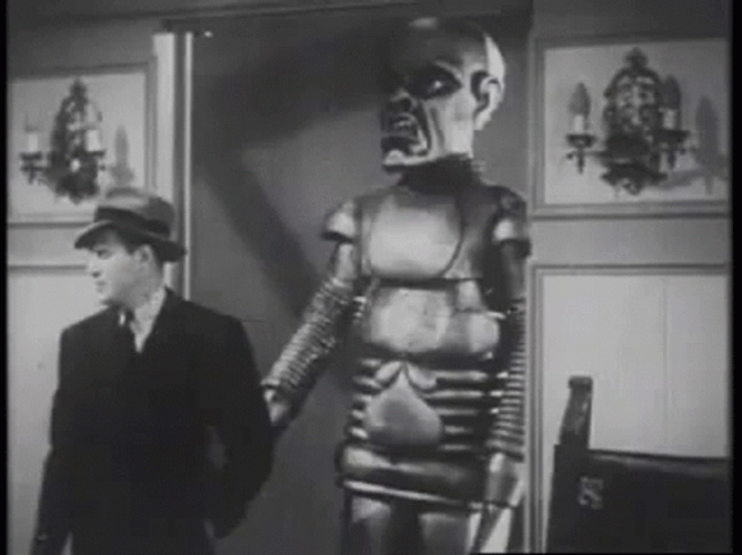 50S Sci-Fi Alien Movie GIF