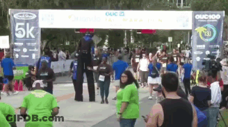 5K Race In City GIF