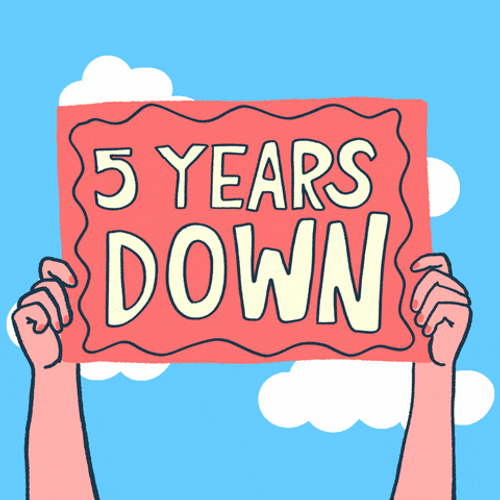 5Th Anniversary Forever To Go GIF