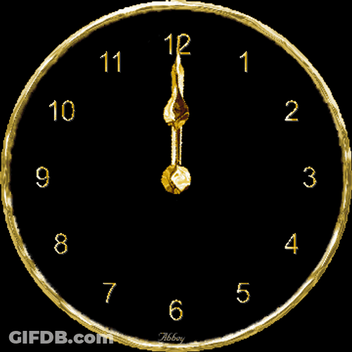 6 To Midnight Animated Happy New Year GIF
