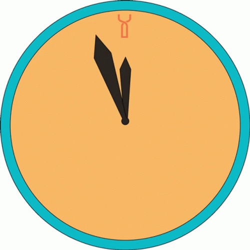 6 To Midnight Clock Strikes For 2021 GIF
