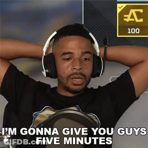 6 To Midnight Guy I'm Gonna Give You 5 Minutes GIF
