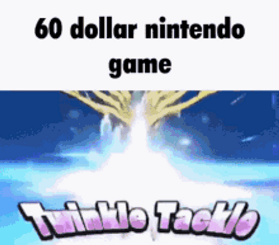 60 Dollar Nintendo Game Pokemon GIF