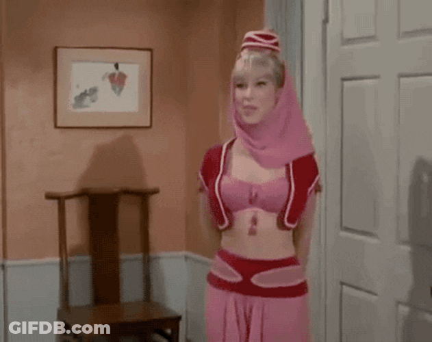 60S Actress Barbara Eden GIF