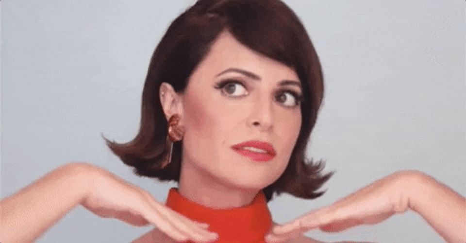 60S Female Haircut GIF