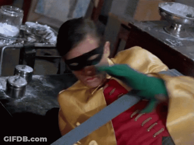 60S Superhero Robin Hood GIF