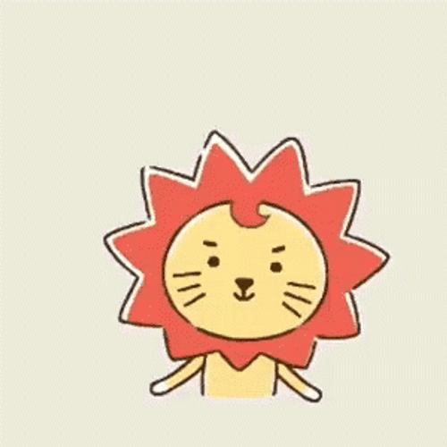 666Little Lion Wave GIF