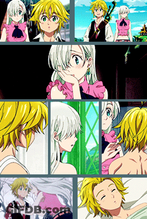 7 Deadly Sins And Elizabeth Liones Collage GIF