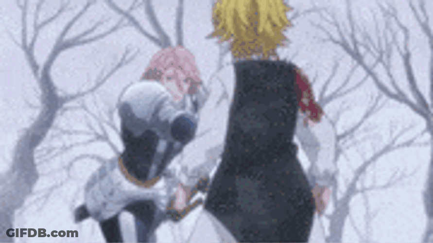 7 Deadly Sins Meliodas Fighting Against Gilthunder GIF
