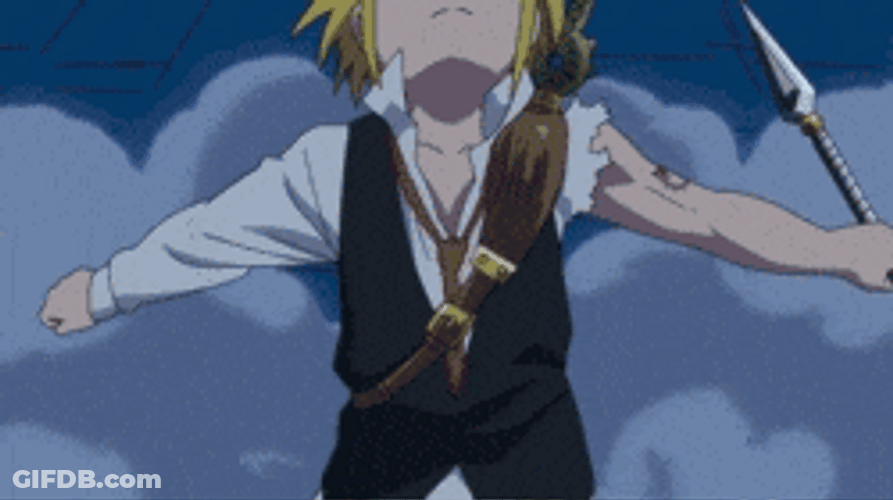 7 Deadly Sins Meliodas Tearing Down A Tower GIF