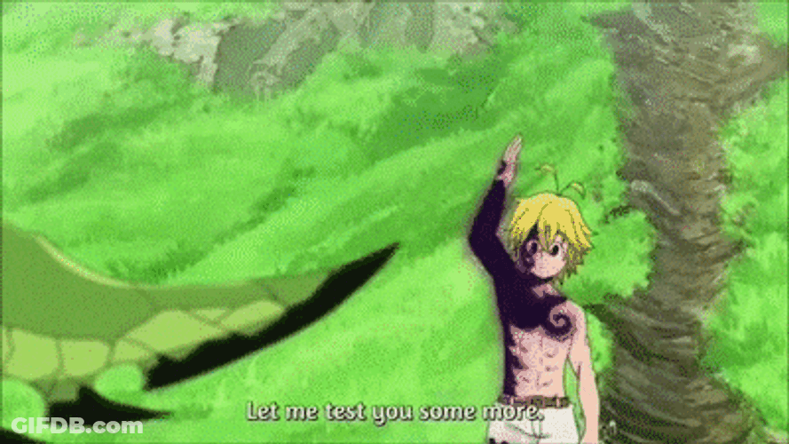 7 Deadly Sins Meliodas With Aldrich GIF