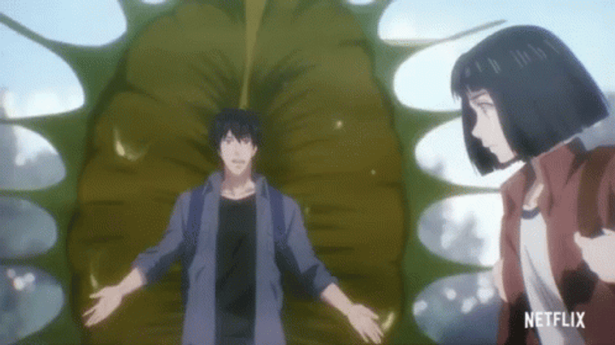 7 Seeds Arashi And Natsu Giant Venus Flytrap GIF