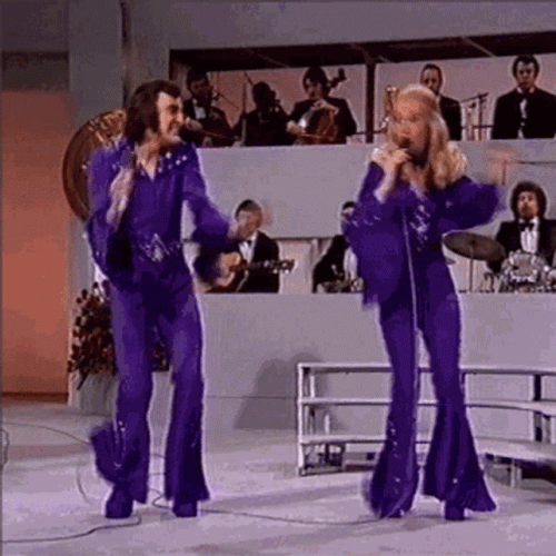 70S Dance Music Nicole & Hugo GIF