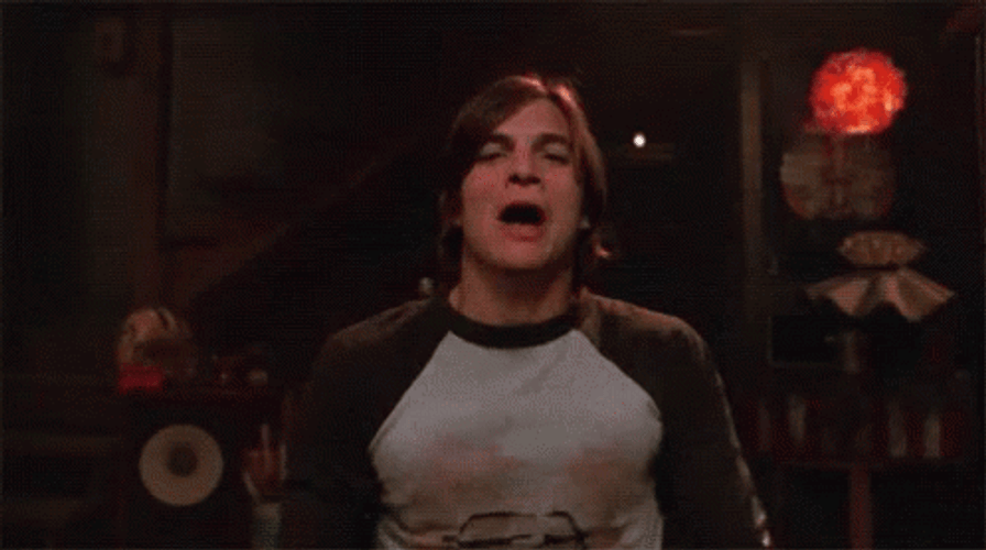 70S Michael Shouting Burn GIF
