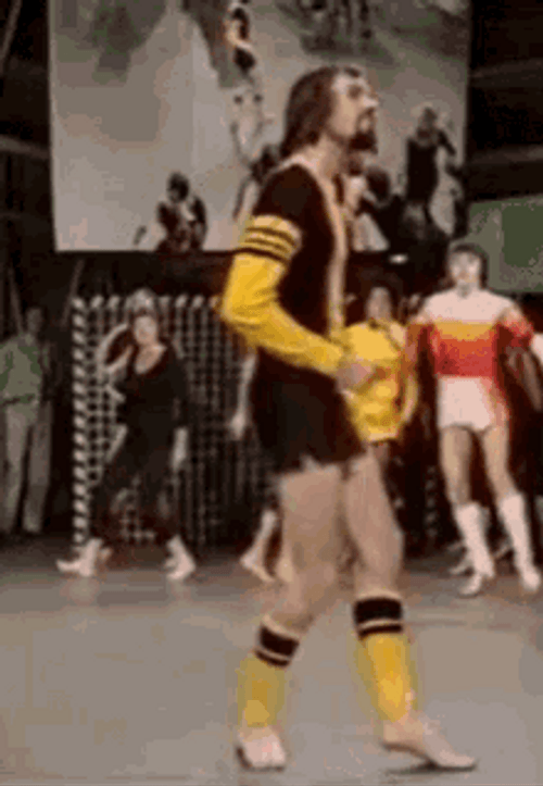 70S Zumba Dance GIF