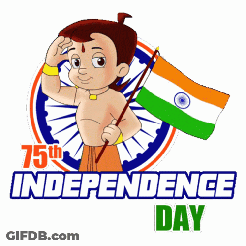 75 Independence Day Chhota Bheem GIF