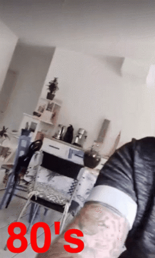 80S Eyebrow Raise GIF