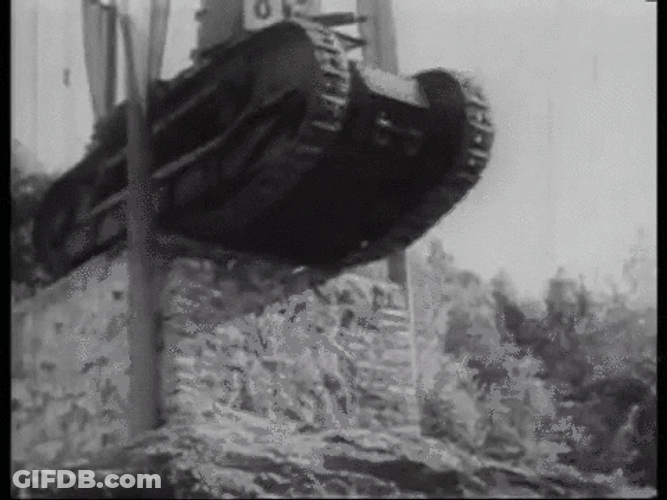 80S Tank Epic Show Off GIF