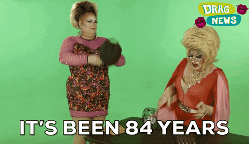 84 Years Drag Queens Comedy Skit GIF