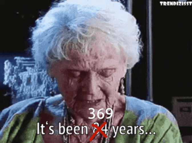 84 Years Gloria Stuart 369 Years Meme GIF