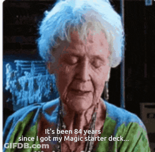 84 Years Magic The Gathering GIF