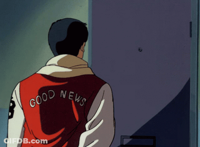 90S Anime Surprised Gun Rose GIF