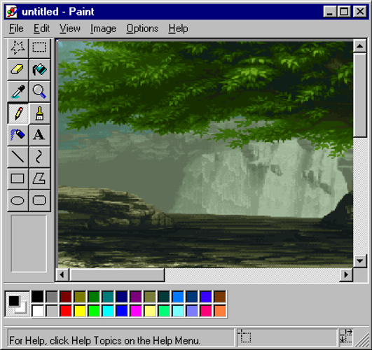 90S Computer Paint GIF
