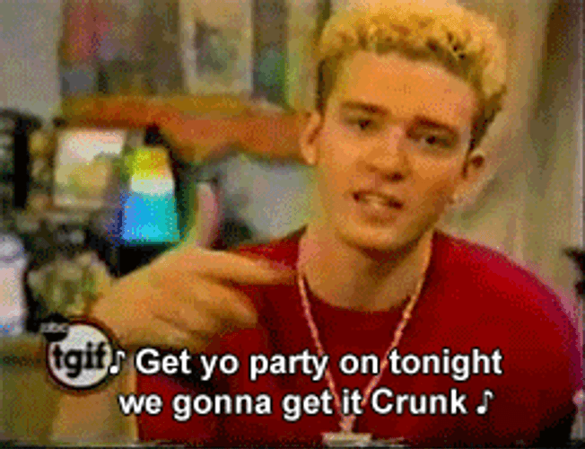 90S Justin Timberlake GIF