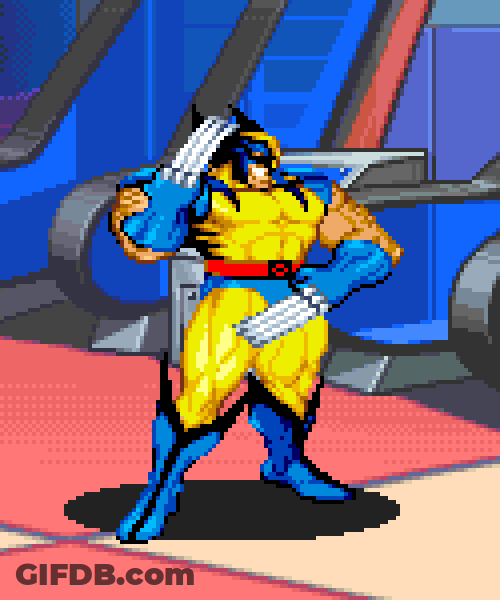 90S Marvel Wolverine Cartoon GIF